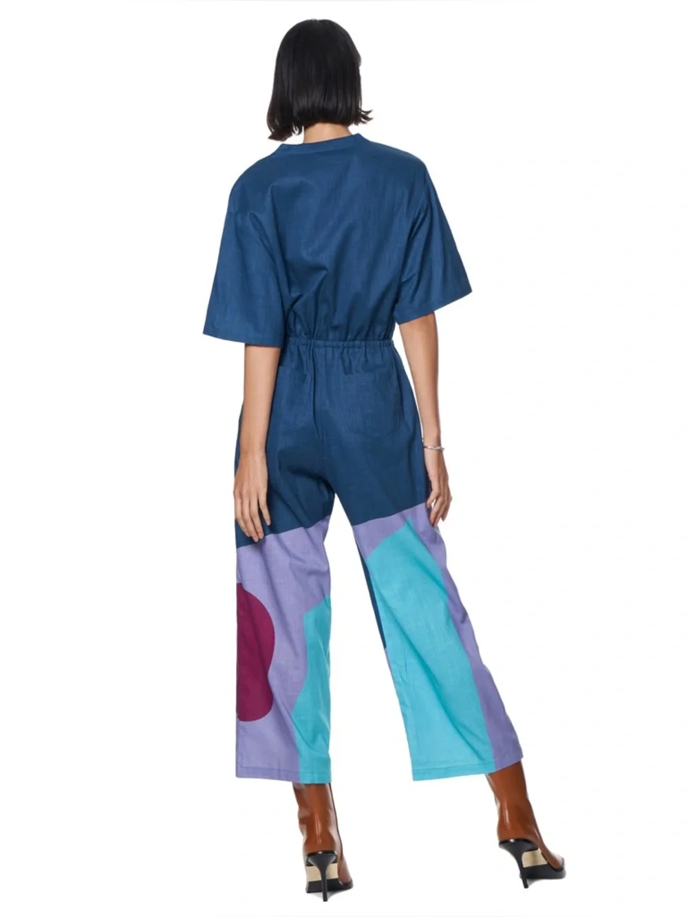 THE KIT l Issa Jumpsuit | Ocean Cut Paper - Picture 5 of 5